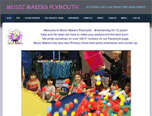 Tablet Screenshot of musicmakersplymouth.com